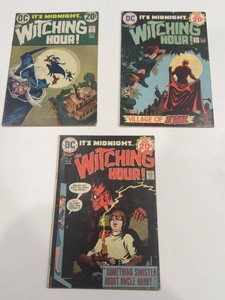 Vintage DC the Witching Hour Comics #33, #43 & #45 (Lot of 3)