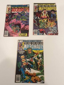 Vintage Marvel Comics the Micronauts Issues #13, #14 & #16 (Lot of 3)