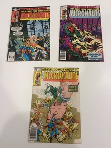 Vintage Marvel Comics the Micronauts Issues #17-19 (Lot of 3)