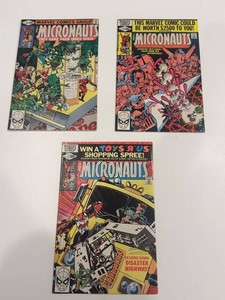 Marvel the Micronauts Issues #20-22 (Lot of 3)