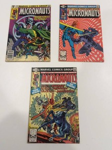 Vintage Marvel Micronauts Comic Books Issues #26-28 (Lot of 3)