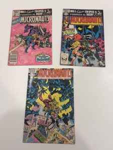 Marvel Comics the Micronauts Issues #35, #37 & #39 (Lot of 3)