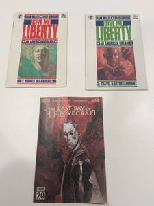Give Me Liberty & the Last Day of H.P. Lovecraft Mixed Comic Lot