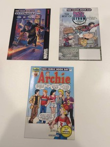 Free Comic Book Day Ultimate X-men, Archie & Dork Storm Comics (Lot of 3)