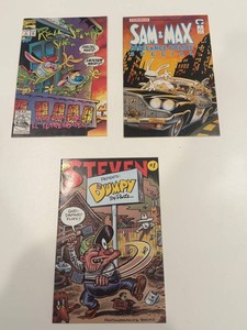 Ren & Stimpy, Sam & Max & Bumpy by Pants Mixed Comic Lot