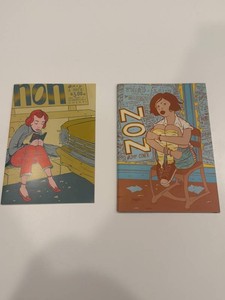 Illustrated Graphic Art Prints (Lot of 2)