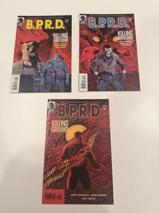 Dark Horse B.P.R.D. Killing Ground Comics #1, #3 & #4 (Lot of 3)