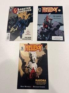 Mike Mignola Hellboy & Lobster Johnson Comics (Lot of 3)