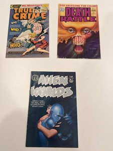 Vintage Horror, Science Fiction & Crime Comics (Lot of 3)