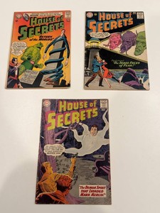 Vintage DC House of Secrets Comics - Issues #62 & #68 (Lot of 3)