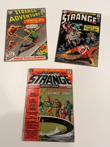 DC Strange Adventures Adam Strange Comic Books (Lot of 3)