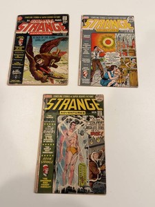 Vintage DC Strange Adventures Comic Books - 3 Issues