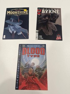 Moonshine, Daphne Byrne & Blood Type Comics (Lot of 3)