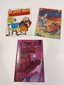 Plastic Man, Adventures Into the Unknown & Benjamin Mixed Lot