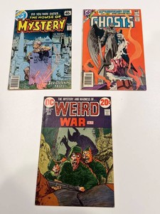 DC Comics House of Mystery, Ghosts & Weird War Tales (Lot of 3)