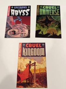 EC Comics Epitaphs From the Abyss, Cruel Universe & Cruel Kingdom (Lot of 3)