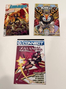 Image, IDW & DC Comics Catalogs (Lot of 3)