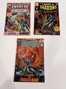 Vintage Marvel & DC Horror Comic Book Mixed Lot (Lot of 3)