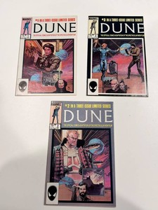 Vintage Marvel Dune Comic Book Series #1-3 (Lot of 3)