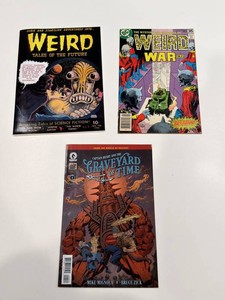 Weird Tales, Weird War Tales & Graveyard of Time Mixed Comic Lot (Lot of 3)