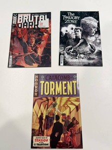 Brutal Planet, the Twilight Zone & Catacomb of Torment Comics (Lot of 3)