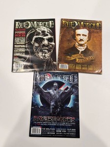 Rue Morgue Horror Magazine Issues - 2006, 2009 & 2010 (Lot of 3)