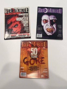 Rue Morgue Horror Magazine Issues #138, #140 & #142 (Lot of 3)