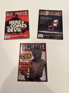 Rue Morgue Horror Magazine Issues 141, 165 & 174 (Lot of 3)