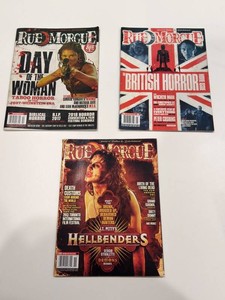 Rue Morgue Horror Magazine Issues 133, 139 & 180 (Lot of 3)