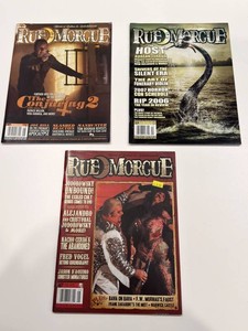 Rue Morgue Horror Magazines & Promotional Prints Mixed Lot