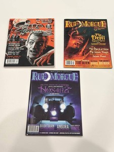 Rue Morgue & Scary Monsters Horror Magazines (Lot of 3)