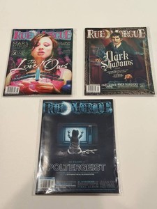 Rue Morgue Issues 121-123 & Lollipop Chainsaw Posters Mixed Lot