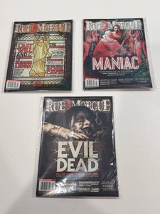 Rue Morgue Horror Magazines Mixed Lot