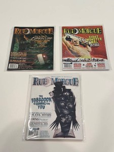 Rue Morgue Magazines - 3-Piece Mixed Lot