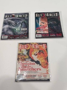 Rue Morgue Horror Magazine Issues #137, #145 & #149 (Lot of 3)