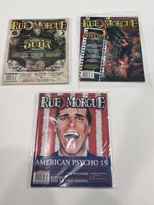 Rue Morgue Horror Magazine Collection - 2015 Issues (Lot of 3)
