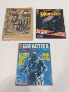 Vintage Horror & Sci-Fi Magazine Set (Lot of 3)