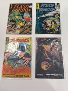 Flash Gordon, Mandrake & Sumerian Comic Books Mixed Lot of 4