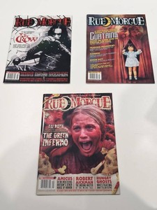 Rue Morgue Horror Magazine Issues #146-148 (Lot of 3)
