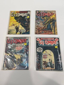 Vintage DC G.I. Combat the Haunted Tank Comic Books (Lot of 4)
