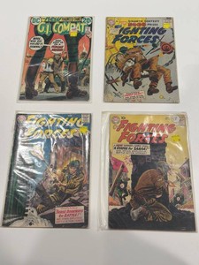 Vintage DC G.I. Combat & Our Fighting Forces Comics (Lot of 4)