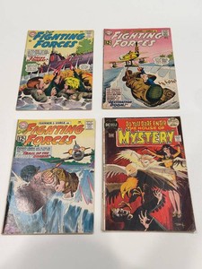 Vintage DC Comics Our Fighting Forces & House of Mystery (Lot of 4)