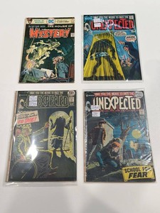 Vintage DC House of Mystery & the Unexpected Comics (Lot of 4)