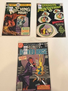 Vintage DC Horror Comics - Witching Hour, Strange Adventures & Haunted House (Lot of 3)