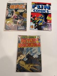 Vintage DC Comics Mixed Lot - the Unexpected, More Fun & Cosmic Ray (Lot of 3)
