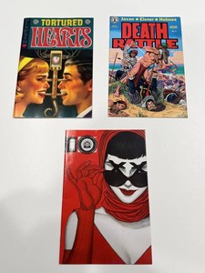 EC Comics Tortured Hearts & Death Rattle No. 2 (Lot of 3)