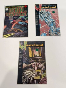 Vintage Wasteland & Death Rattle Comic Books (Lot of 3)
