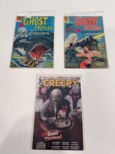 Ghost Stories & Creepy Horror Comic Books (Lot of 3)