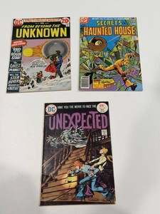 Vintage DC Comic Books - From Beyond, Haunted House & Unexpected (Lot of 3)