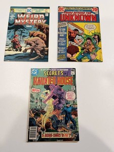 Vintage DC Horror & Mystery Comic Books (Lot of 3)